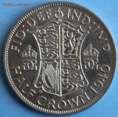 С РУБ. БРИТАНИЯ HALF КРОНЫ 1940г. ГЕОРГ-V до 4.06 в 22-00 - IMG_2538.JPG