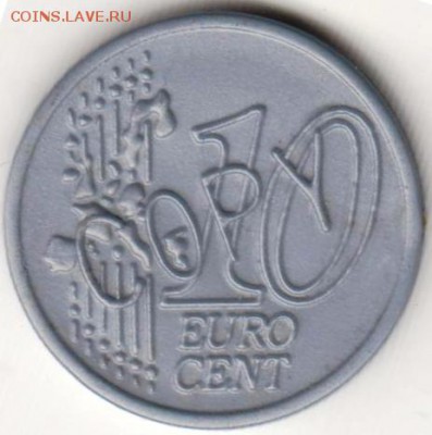 Жетон 10 евро 2002 г. COPI до 05.06.18 г. в 23.00 - 019