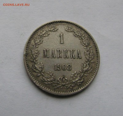 1 МАРКА 1908 года для Финляндии. Редкая. До 1 июня 2018 - 1908 (2).JPG