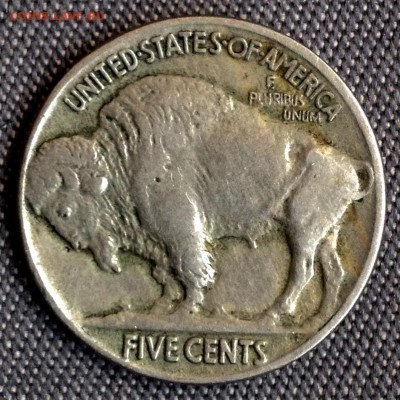 5 центов 1916 США, разновидновидность, без монограммы "no F" - image