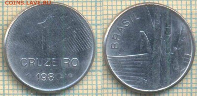 Бразилия 1 крузейро 1980 г. , до 05.06.2018 г. 22.00 по Моск - Бразилия 1 крузейро 1980  1112