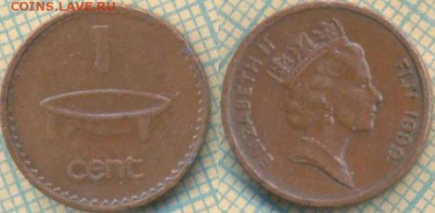 Фиджи 1 цент 1999 г., до 06.06.2018 г. 22.00 по Москв - Фиджи 1 цент  1999  1160