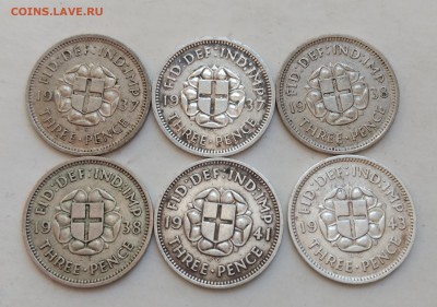 Великобритания 3 пенса 1937 - 1943 ФИКС до 22-00 01.06 - Буфер обмена02