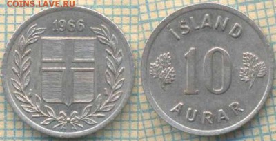 Исландия 10 эйре 1966 г, до 06.06.2018 г. 22.00 по Москве - Исландия 10 зйре 1966 29