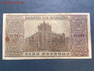 100  ПЕСЕТ  1938 г.  РЕДКАЯ .  ИСПАНИЯ . до 06.06.18 в 22-00 - 41680917 (1)