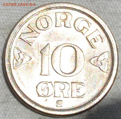 Норвегия 10 эре 1952 . 06. 06. 2018. в 22 - 00. - DSC_0167