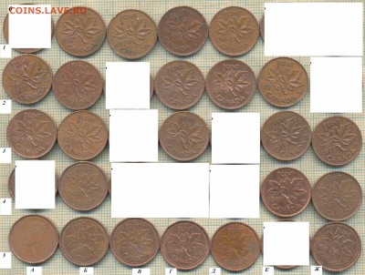 Канада 1 цент погодовка, фикс 5 руб на выбор - цент канада 1 испр.JPG