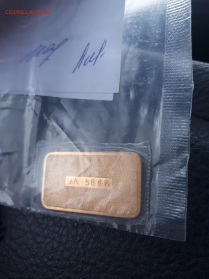 Слиток золота 20гр. СБ РФ 999 - 20180603_213814