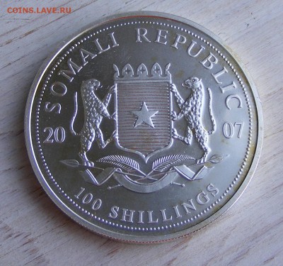 Сомали 100 шиллингов 2007 Слон до 7.06 в 22.10 - 015.JPG