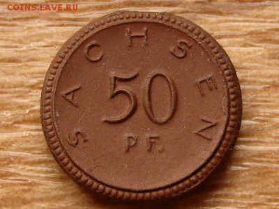 Германия Саксония 50 пфенн 1921 фарфор до 06.06.18 в 22.00 М - IMG_5189.JPG