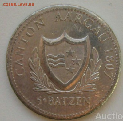 Сувенирные жетоны  The National Tokens - shvejcarija_5_batzen_1807_g_krasivyj_1