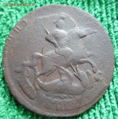 2 копейки 1757,58гг,перечекан,до 8.06 - 57-2пер