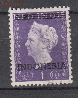 Индонезия надп на м Нид Индии 1948 1м 1г - 257