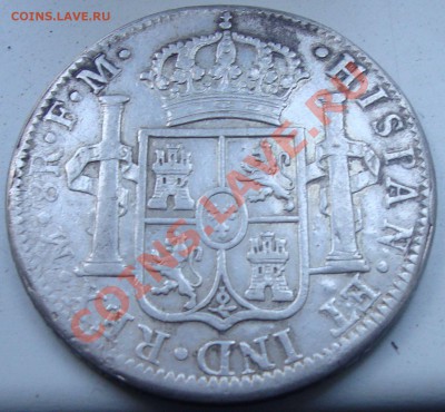 Испания (Мексика) 8 реалов-1 песо 1794 года - оценка. - DSC01806.JPG