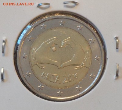 МАЛЬТА - 2 евро ЛЮБОВЬ до 12.06, 22.00 - Мальта 2 евро 2016_1