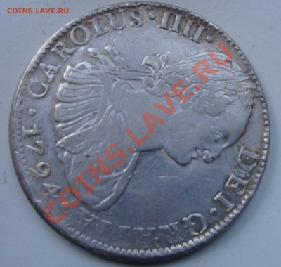 Испания (Мексика) 8 реалов-1 песо 1794 года - оценка. - DSC01811.JPG
