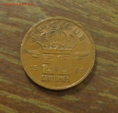 БЕЛЬГИЯ - 50 сантимов 1969 г. до 12.06, 22.00 - Бельгия 50 с 1969_1