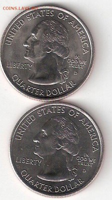 США: Квотеры Аляска D, Гавайи D состояние UNC - Alyaska D,Gavayi D p