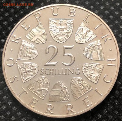 25 шилл. 200 лет фондовой биржи Австрия, серебро. Оценка. - 97465B94-AA49-4B67-85FA-056DF4F338B7