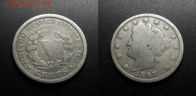 МОНЕТЫ МИРА 555 - США – 5 центов (1897)