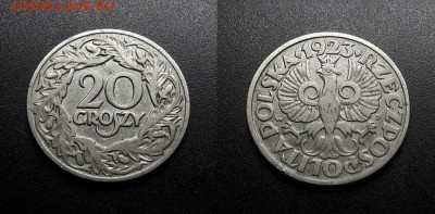 МОНЕТЫ МИРА 555 - Польша – 20 грошей (1923)