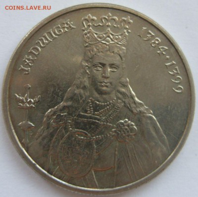 100 злотых Польша 1988 Короли Ядвига. Старт: 50 рублей. - 100 злотых Польша 1988 Короли Ядвига - 2