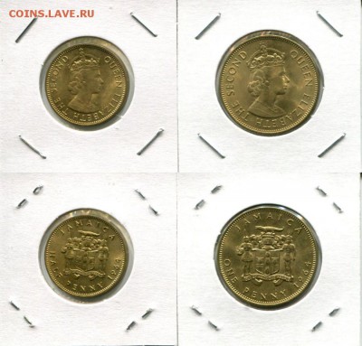 Ямайка полпенни и 1 пенни 1964 до 14.06.18 22-00 мск - Jamaica 1964