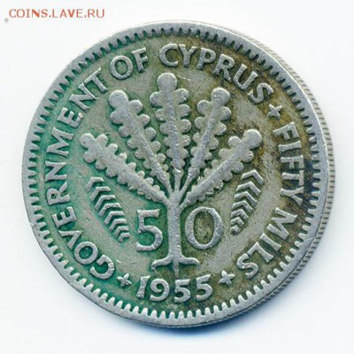 Кипр 50 милей 1955 - Брит-Кипр_50милей-1955_Р