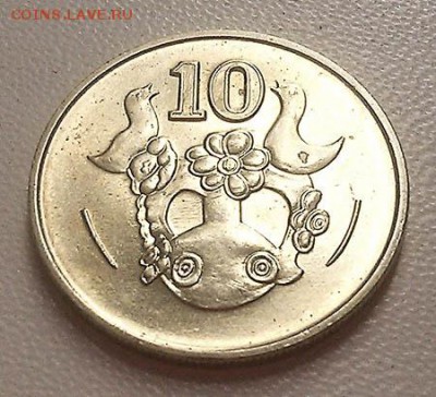 Кипр 10 центов 1998 - Кипр_10центов-1998_Р