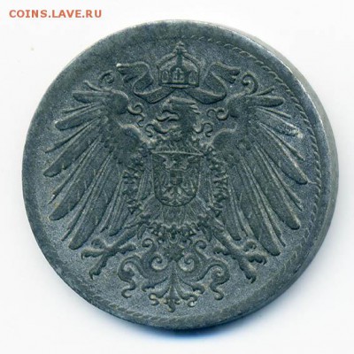 Германия 10 пфеннигов 1922 Zn - Германия_1922-10пфеннигов-Zn_А