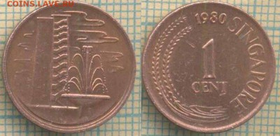 Сингапур 1 цент 1980 г., до 18.06.2018 г. 22.00 по Москве - Сингапур 1 цент 1980 1297
