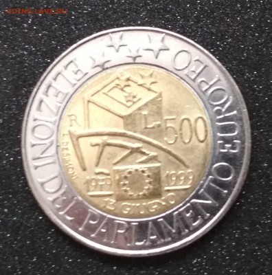 Италия 500 лир 1999 до 15.06.18 в 22:00 мск - IMG_20180612_121448