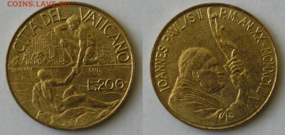 Ватикан, 200 Лир 1998г. до 18.06 - 22.00 - Ватикан, 200 Лир 1998 