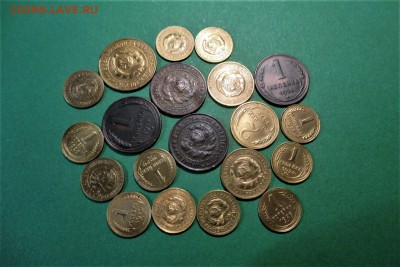 20 монет раннего СССР 1924,28,29 года - image