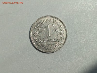 ГЕРМАНИЯ(РЕЙХ),1 рейхсмарка 1934J(никель)до 16.06.2018 - IMG_20180613_132315