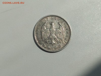 ГЕРМАНИЯ(РЕЙХ),1 рейхсмарка 1934G(никель)до 16.06.2018 - IMG_20180613_132306