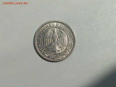 ВЕЙМАР,50 рейхспфеннигов 1931А(никель)до 16.06.2018 - IMG_20180613_132410