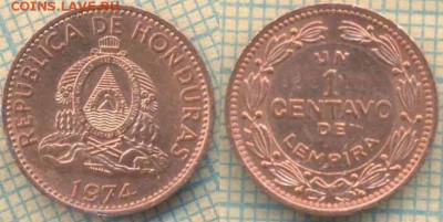 Гондурас 1 сентаво 1974 г., до 20.06.2018 г. 22.00 по Москве - Гондурас 1 сентаво 1974  1334