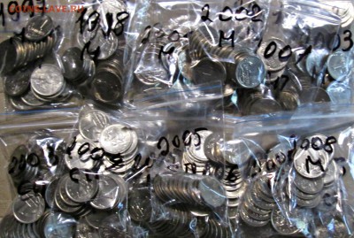 Фикс 1коп 1997 - 2008м+сп с блеском (24шт)   20июня 22-00мск - новый коллаж