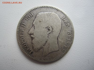 Бельгия, 1 франк 1866 до 17.06.18 22.00 МСК - IMG_9691.JPG