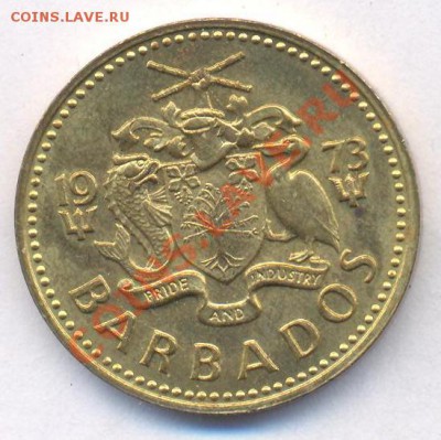 Барбадос 5 центов 1973 г. До 28.04.11 г. 20-00 МСК. - Барбадос.1