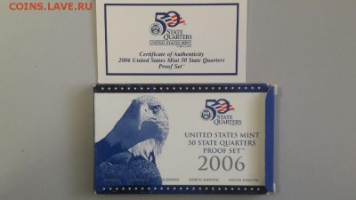 Штаты и территории- пруф сет 2006г., до 20.06 - США 2006-1