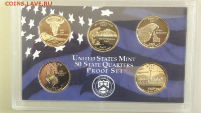 Штаты и территории- пруф сет 2007г., до 21.06 - США 2007-2