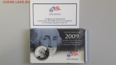 Штаты и территории- пруф сет 2009г., до 22.06 - США 2009-1