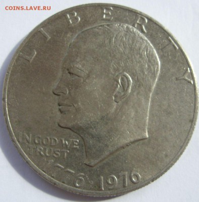 1 $ Колокол 200 лет Независимости 1976. Старт 140 рублей. - 1 $ Колокол 200 лет Независимости 1976 - 2