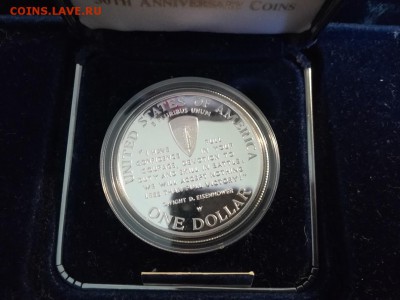 США 1 доллар 1995 "день Д" Proof до 18.06.18 в 22.00 мск - IMG_20180429_183628