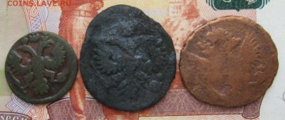 Деньга 2шт (БРАК)+Полушка (?-1735г) до 20.06.18 (22-00 мск) - 16-5.JPG