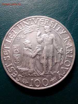 100 крон 1948г.Чехословакия,до 22.00 21.06. 2018г.ОТЛ. - 6lLh7SB