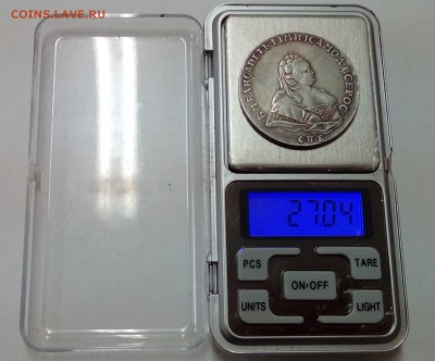 1 рубль 1741 года. Подлинность. - DSC_7071.JPG