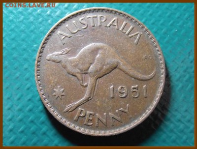 Австралия 1 пенни 1951 До 18.06.18 в 22:00 МСК - DSCF9167